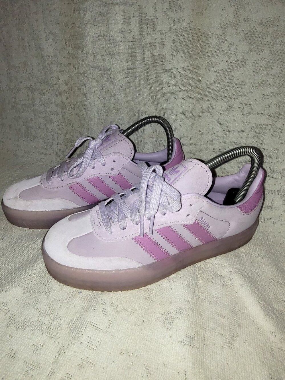 Adidas Sambae Samba OG Preloved Purple Lilac Tan Gum JS3955 Women's Size 6.5 - Picture 14 of 15